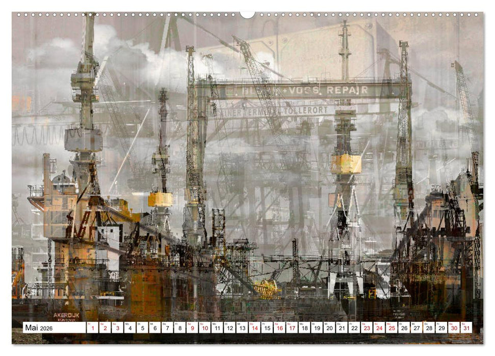 Hamburger GoldArt (CALVENDO Wandkalender 2026)