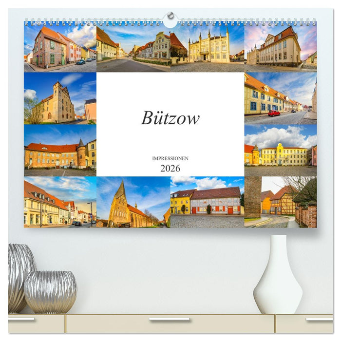 Bützow Impressionen (CALVENDO Premium Wandkalender 2026)