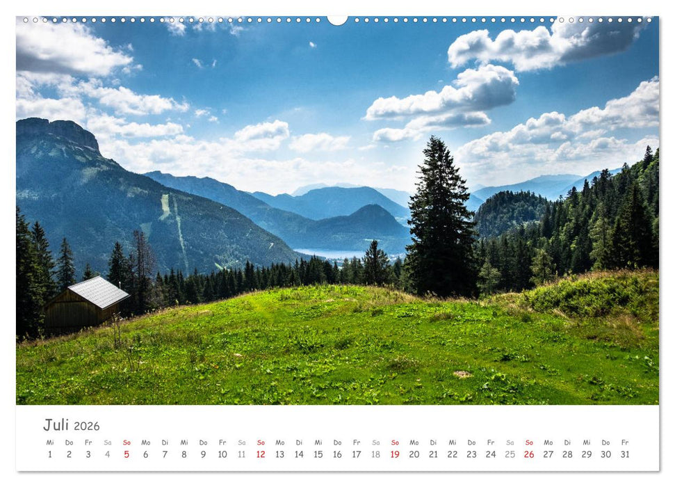 Gemma wandern - Wanderungen im Salzkammergut (CALVENDO Premium Wandkalender 2026)