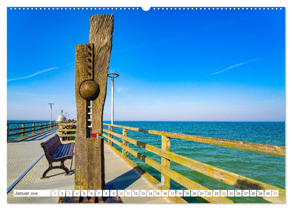 Zingst Stadtansichten (CALVENDO Premium Wandkalender 2026)