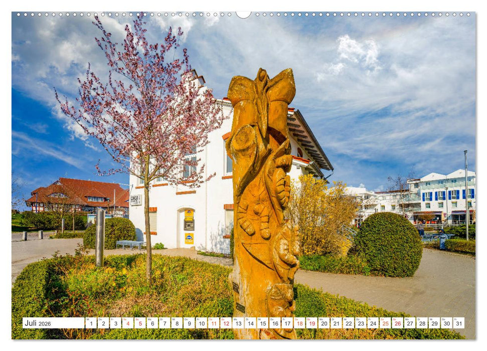 Zingst Stadtansichten (CALVENDO Premium Wandkalender 2026)