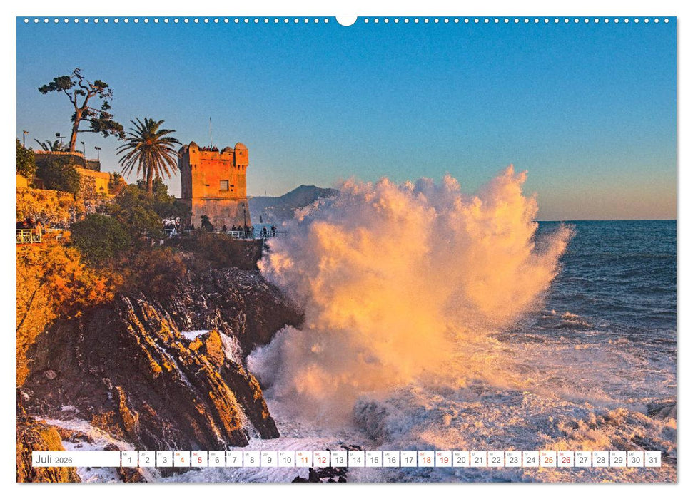 Genua - Die facettenreiche Schönheit (CALVENDO Premium Wandkalender 2026)
