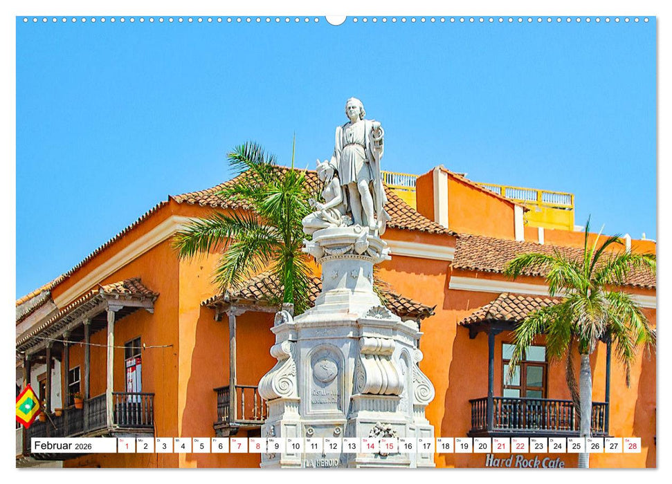 Traumziele Mittelamerikas - Costa Rica, Panama und Kolumbien (CALVENDO Premium Wandkalender 2026)