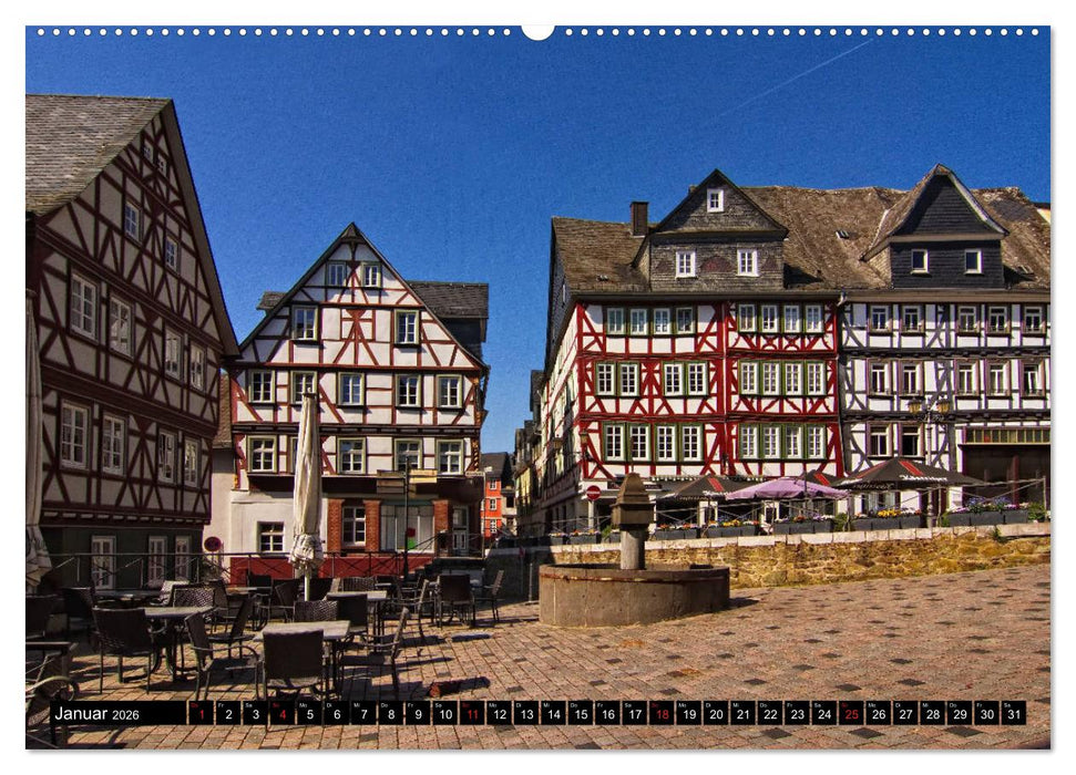 Stadtansichten Wetzlar, die historische Altstadt (CALVENDO Premium Wandkalender 2026)