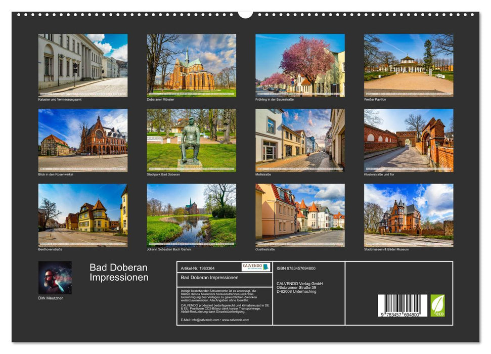 Bad Doberan Impressionen (CALVENDO Premium Wandkalender 2026)