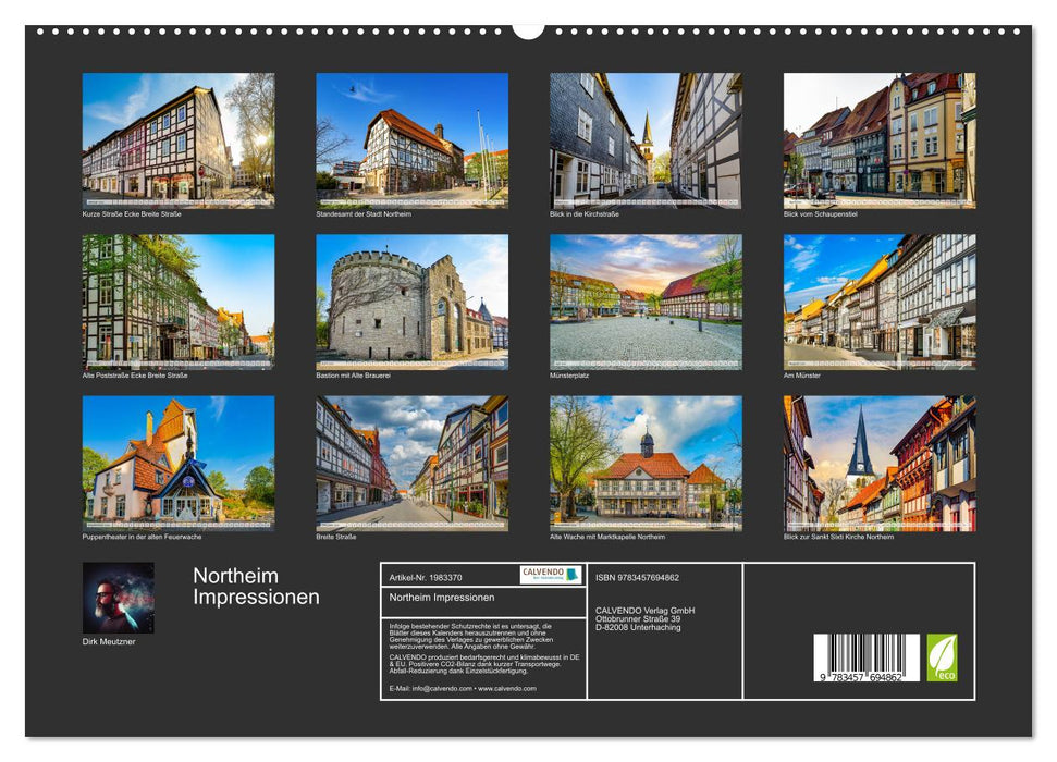 Northeim Impressionen (CALVENDO Premium Wandkalender 2026)