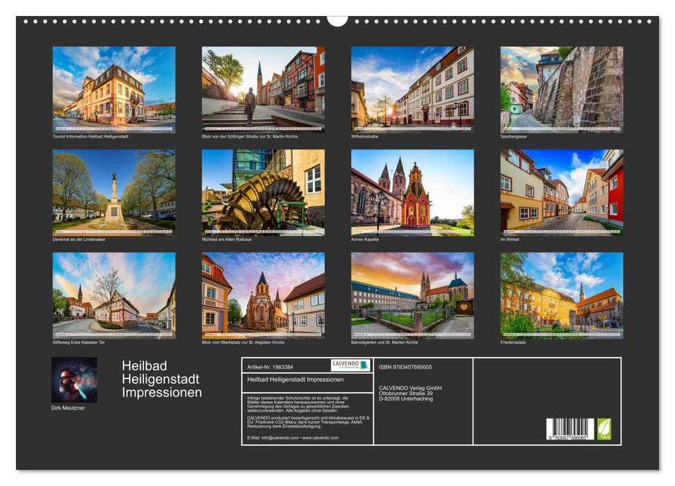 Heilbad Heiligenstadt Impressionen (CALVENDO Wandkalender 2026)