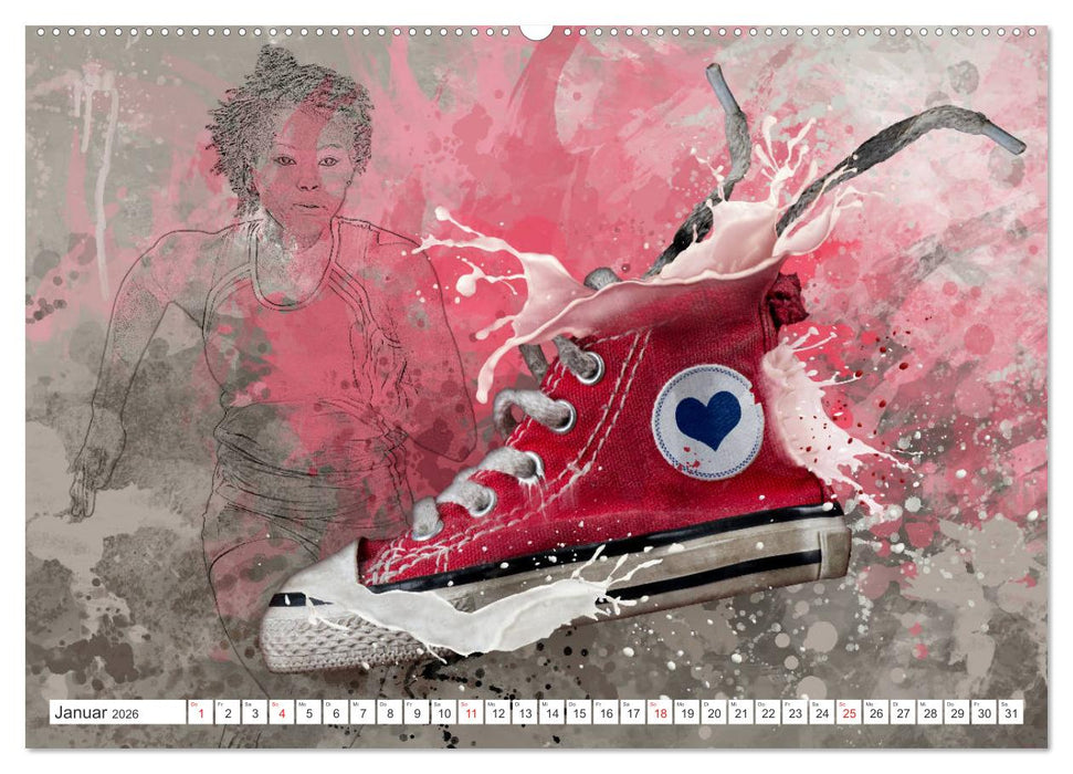 SPORT trifft SPLASH - normal war gestern (CALVENDO Premium Wandkalender 2026)