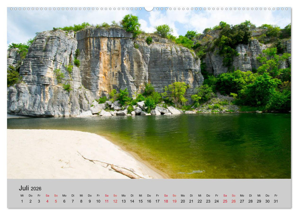 Bezaubernde Ardèche (CALVENDO Premium Wandkalender 2026)
