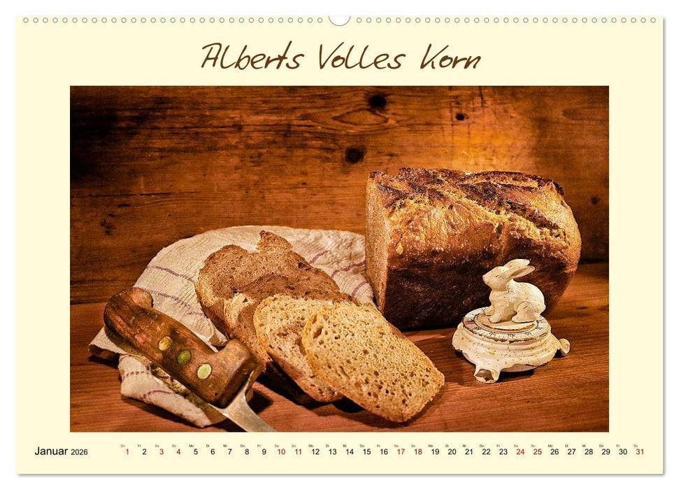 Mein liebstes Brot (CALVENDO Premium Wandkalender 2026)