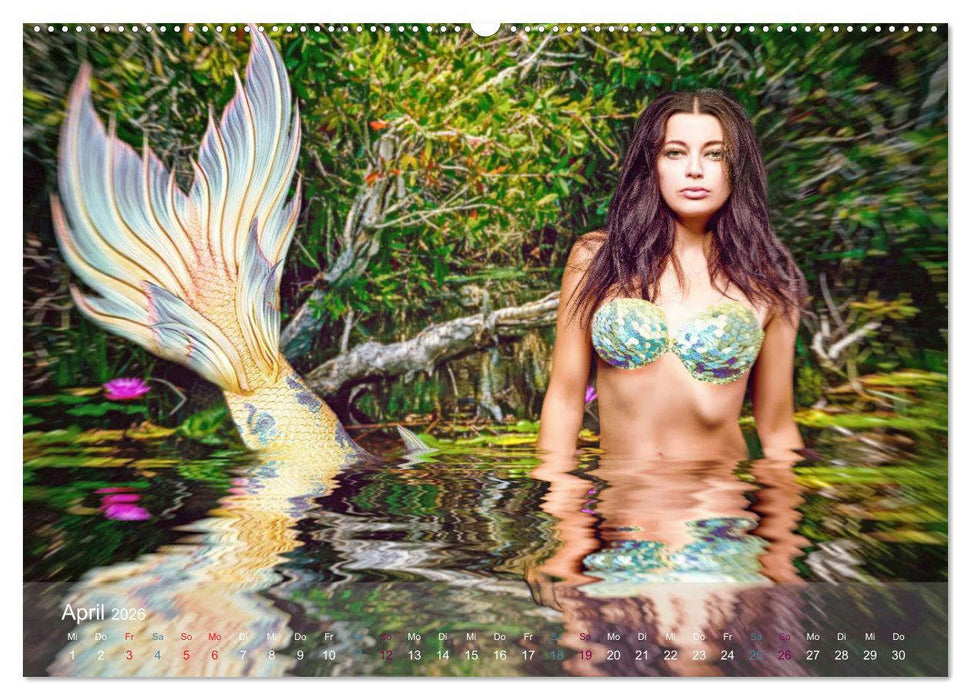Meerjungfrauen - sagenumwobene Kreaturen (CALVENDO Premium Wandkalender 2026)
