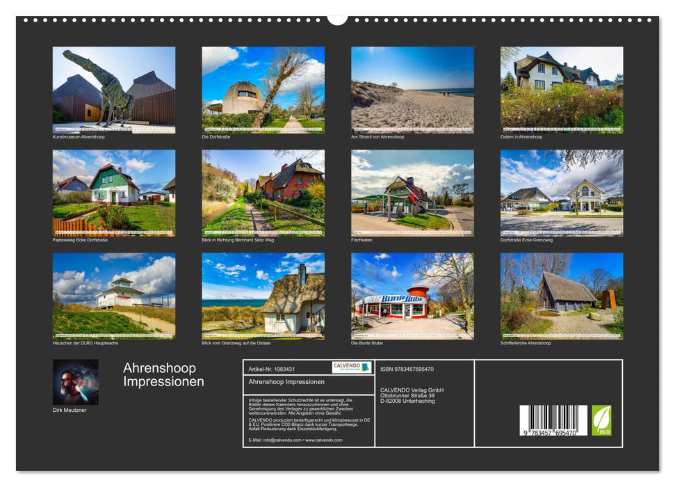 Ahrenshoop Impressionen (CALVENDO Premium Wandkalender 2026)