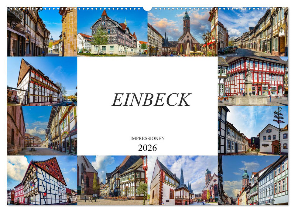 Einbeck Impressionen (CALVENDO Wandkalender 2026)