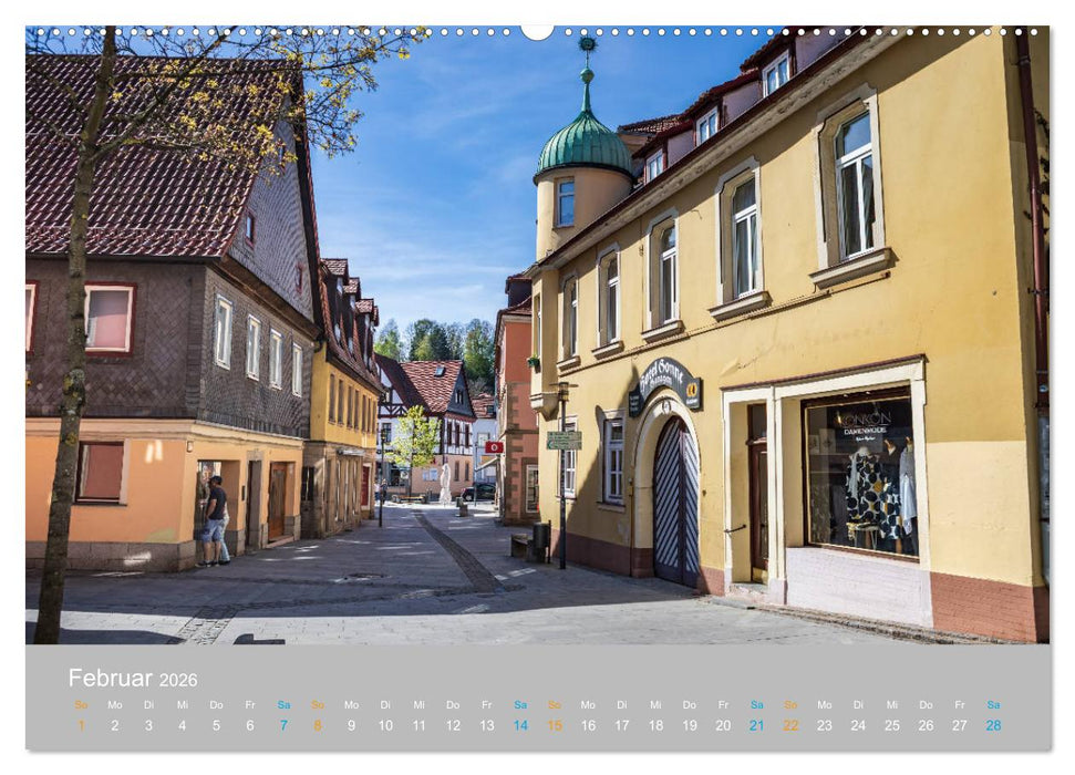 Kronach - drei Flüsse und eine Festung (CALVENDO Premium Wandkalender 2026)