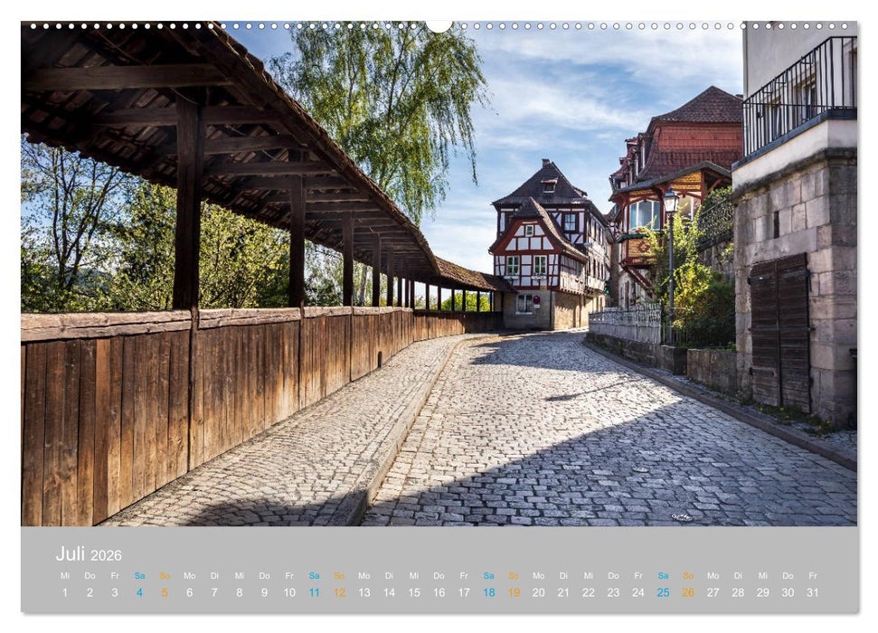 Kronach - drei Flüsse und eine Festung (CALVENDO Premium Wandkalender 2026)