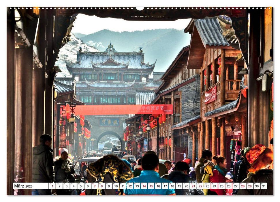 Märchenhaftes China (CALVENDO Wandkalender 2026)