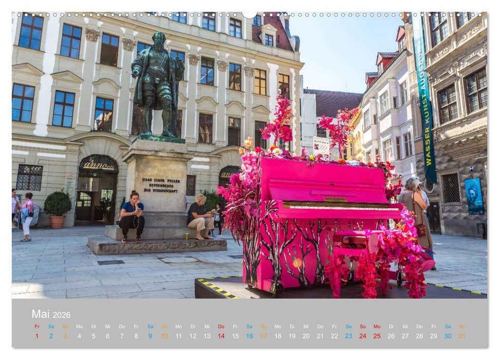Augsburg - Stadt der Renaissance (CALVENDO Premium Wandkalender 2026)