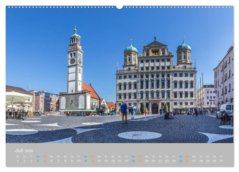 Augsburg - Stadt der Renaissance (CALVENDO Premium Wandkalender 2026)