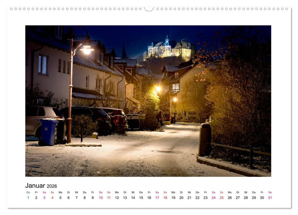 Marburger Ansichten (CALVENDO Premium Wandkalender 2026)