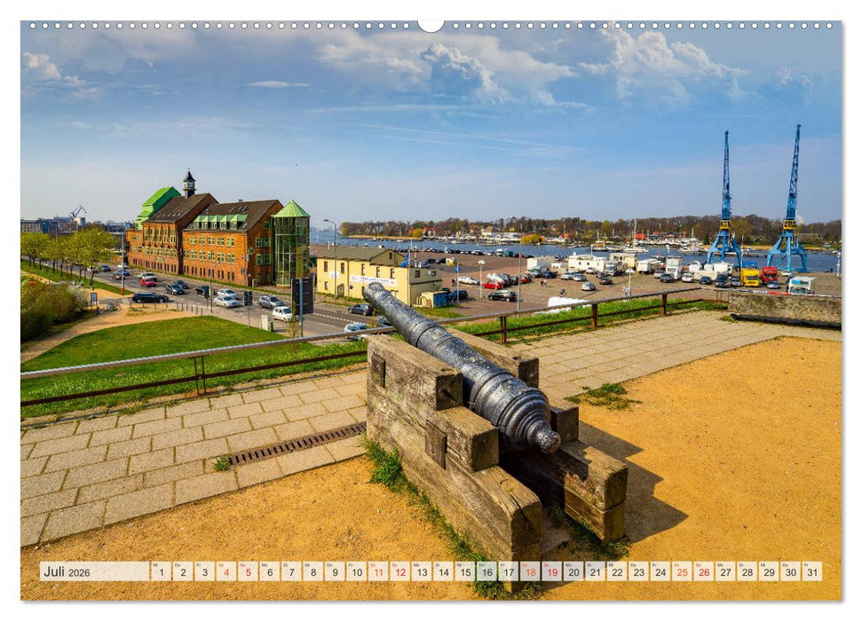 Rostock Impressionen (CALVENDO Premium Wandkalender 2026)