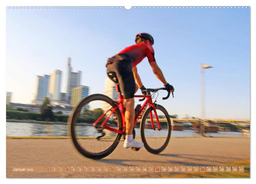 Sonne in den Speichen - Faszination Rennrad (CALVENDO Wandkalender 2026)