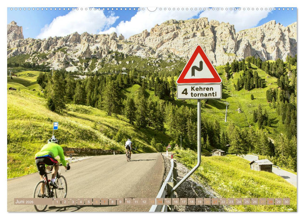 Sonne in den Speichen - Faszination Rennrad (CALVENDO Wandkalender 2026)