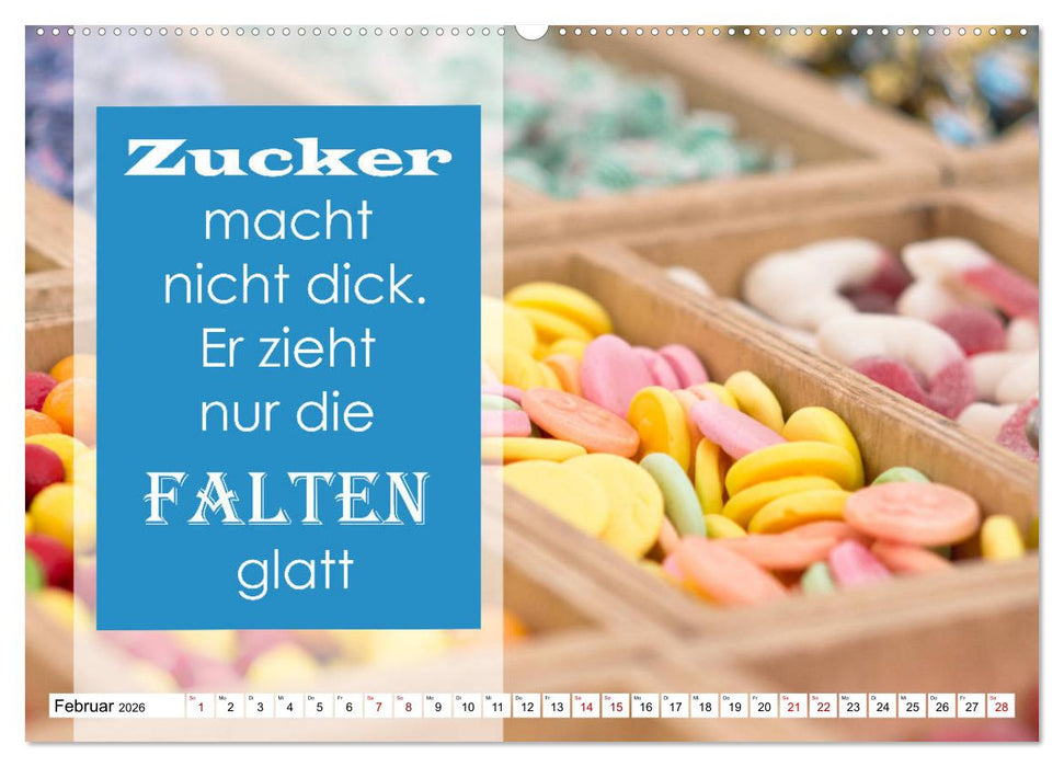 Liebe aus Zucker (CALVENDO Wandkalender 2026)