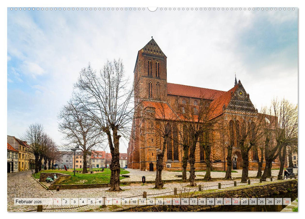 Wismar Impressionen (CALVENDO Premium Wandkalender 2026)