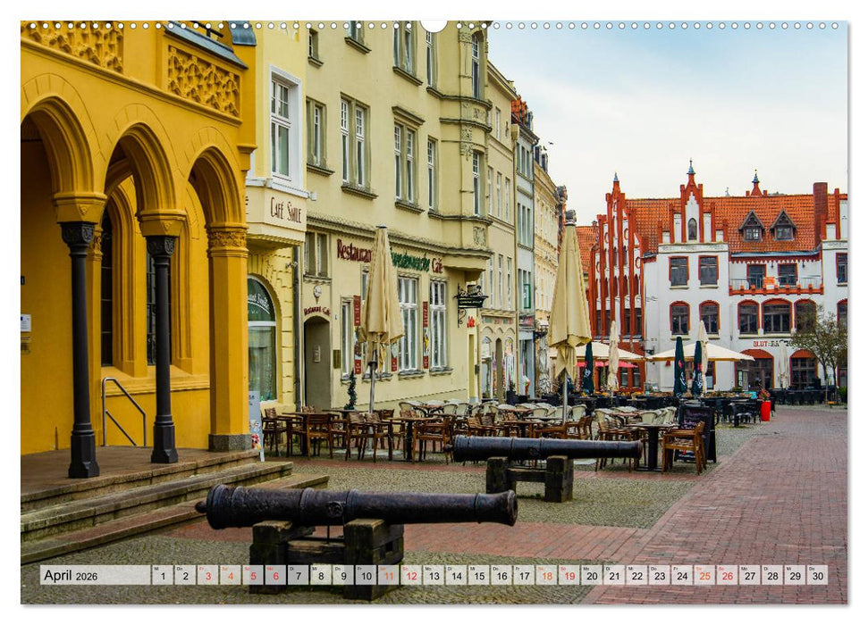 Wismar Impressionen (CALVENDO Premium Wandkalender 2026)