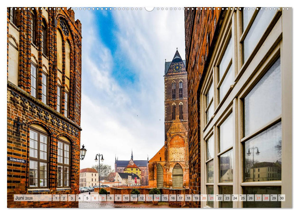 Wismar Impressionen (CALVENDO Premium Wandkalender 2026)