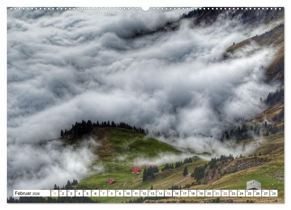 Aktiviere Sehnsüchte Reiseziele in der Schweiz (CALVENDO Wandkalender 2026)