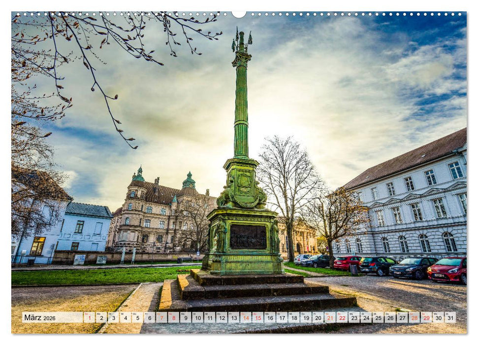 Güstrow Impressionen (CALVENDO Premium Wandkalender 2026)