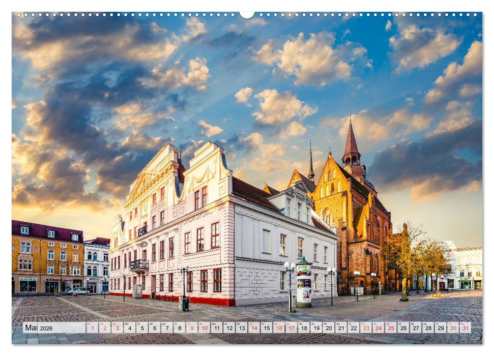 Güstrow Impressionen (CALVENDO Premium Wandkalender 2026)