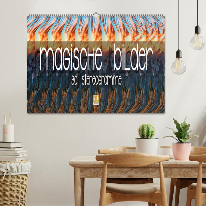 Magische Bilder - 3D Stereogramme (CALVENDO Wandkalender 2026)