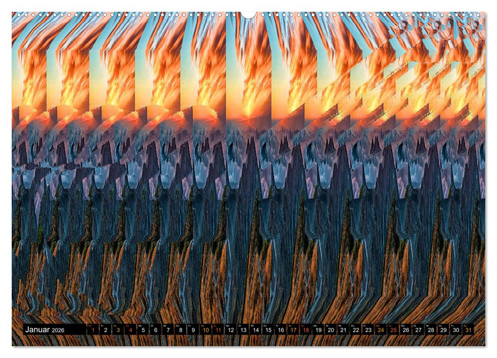 Magische Bilder - 3D Stereogramme (CALVENDO Wandkalender 2026)