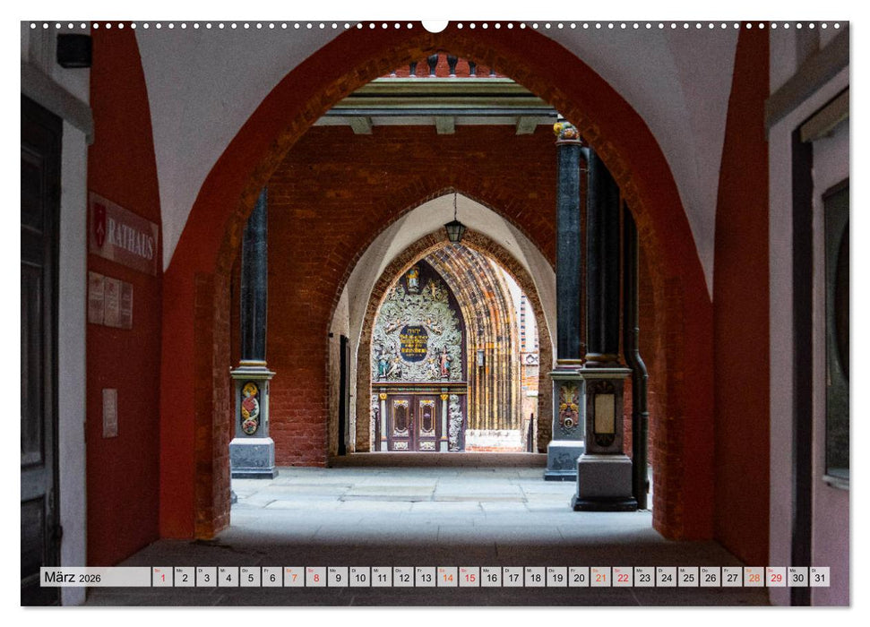 Stralsund Stadtansichten (CALVENDO Premium Wandkalender 2026)