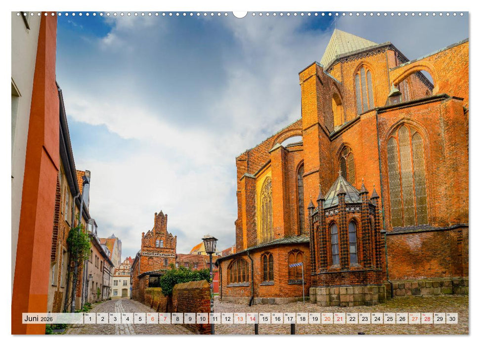 Stralsund Stadtansichten (CALVENDO Premium Wandkalender 2026)