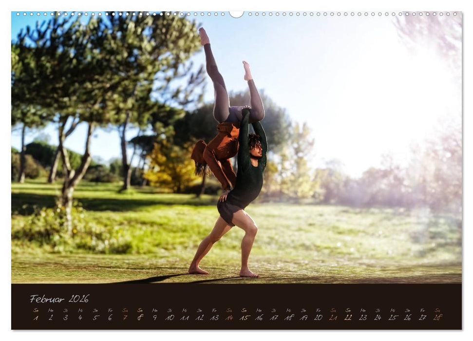 YogaPaare (CALVENDO Premium Wandkalender 2026)