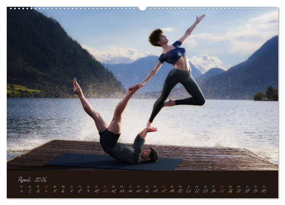 YogaPaare (CALVENDO Premium Wandkalender 2026)