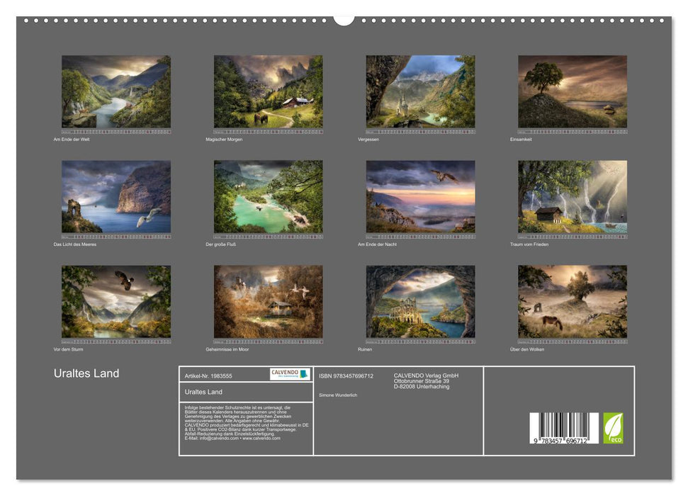 Uraltes Land (CALVENDO Premium Wandkalender 2026)