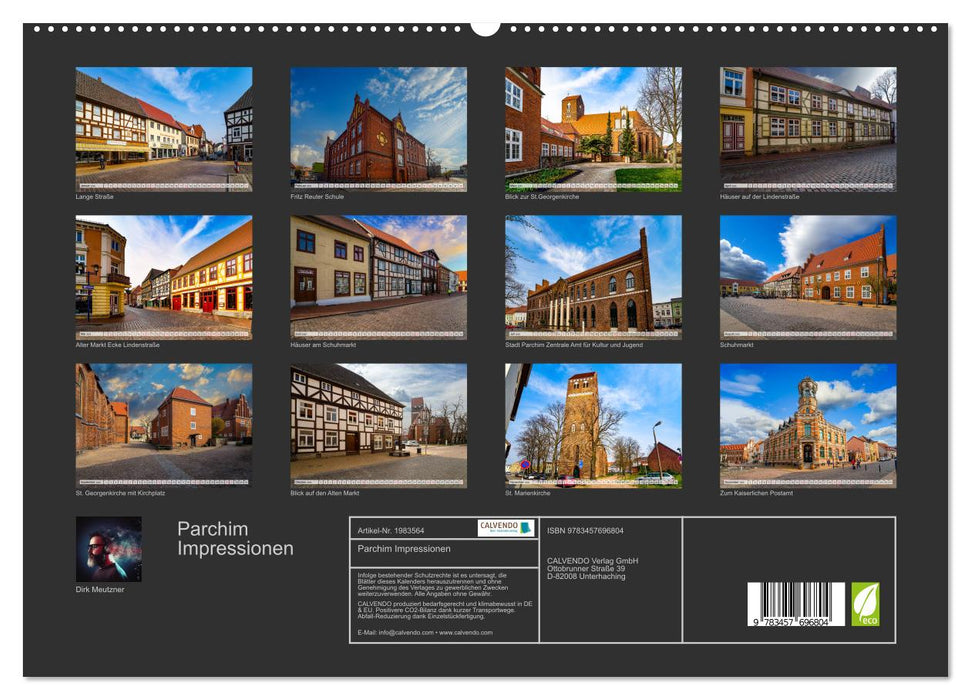 Parchim Impressionen (CALVENDO Premium Wandkalender 2026)