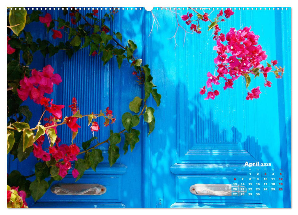 Liebenswertes Griechenland Amorgos und Mykonos (CALVENDO Wandkalender 2026)