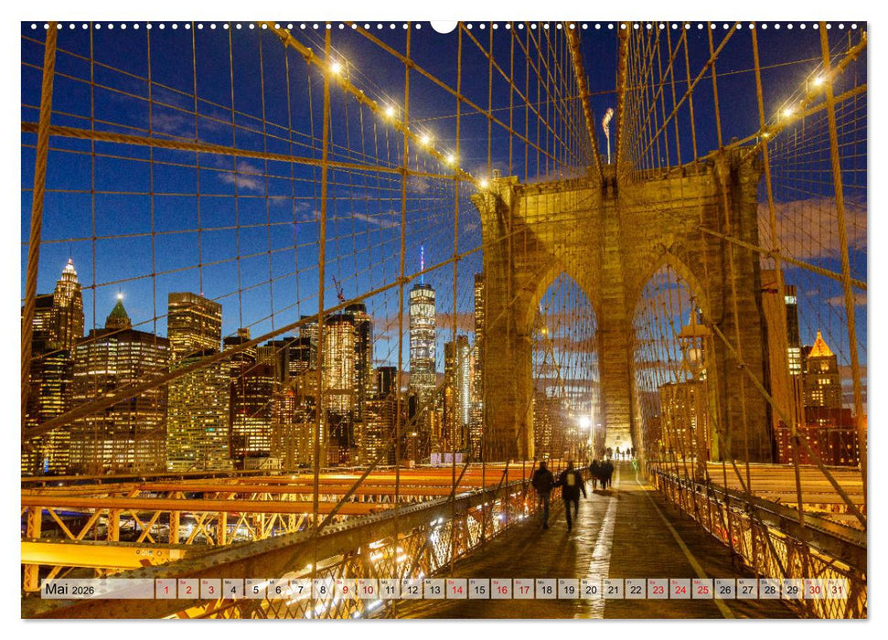 New York - United States of America (CALVENDO Premium Wandkalender 2026)