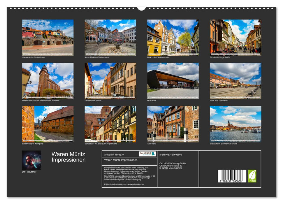 Waren Müritz Impressionen (CALVENDO Premium Wandkalender 2026)