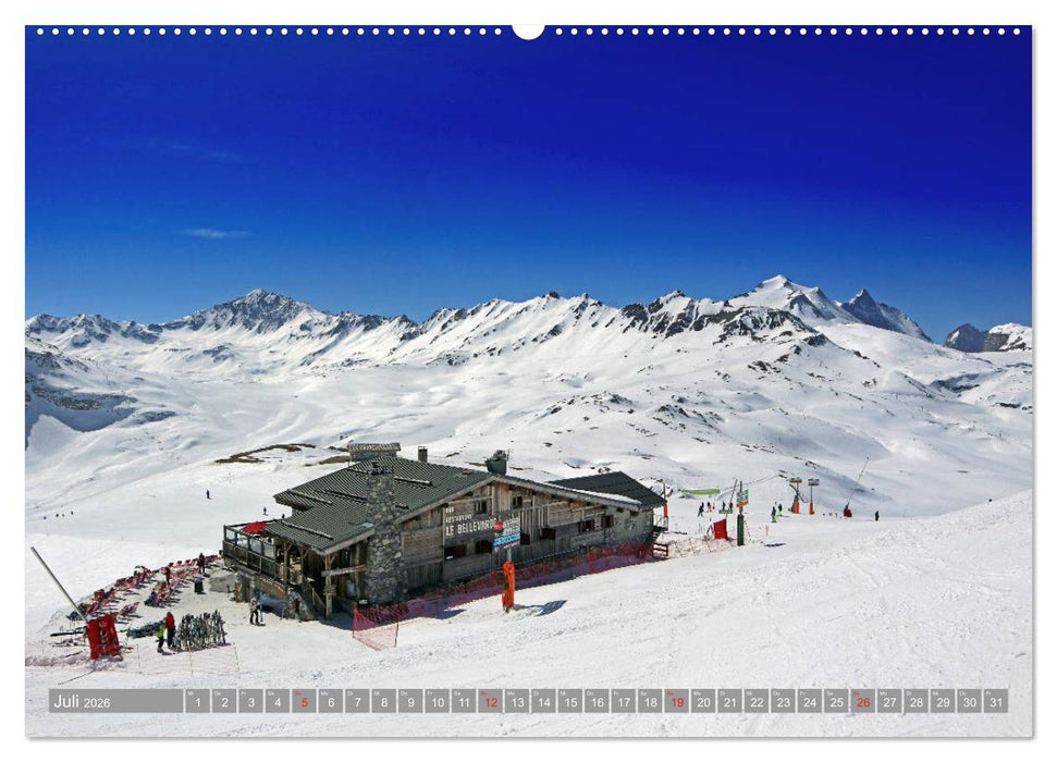 Tignes / Val d´Isère (CALVENDO Premium Wandkalender 2026)