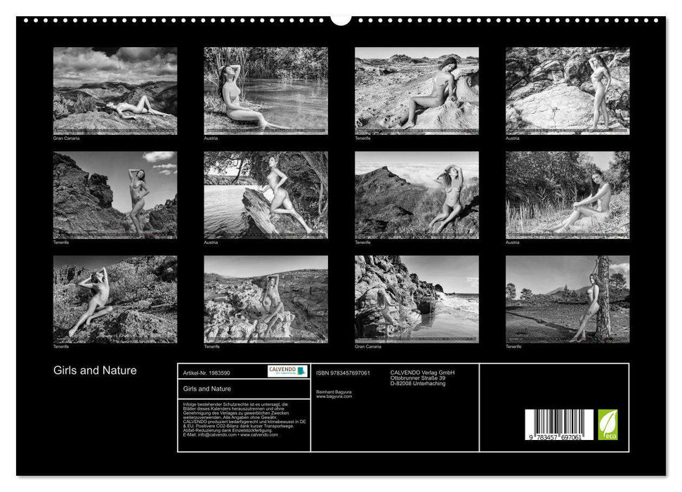 Girls and Nature (CALVENDO Premium Wandkalender 2026)