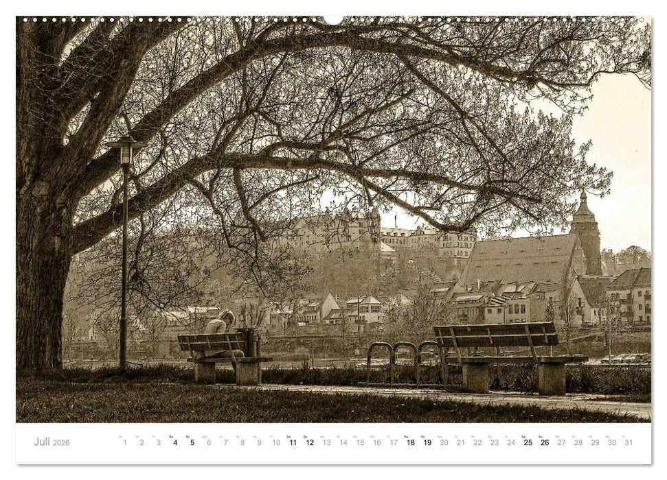 Nostalgiekalender Pirna (CALVENDO Premium Wandkalender 2026)