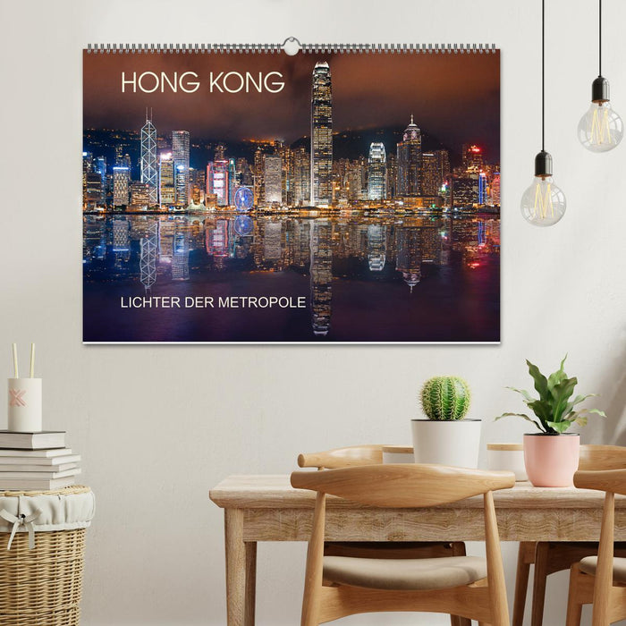 Hong Kong Citylights (CALVENDO Wandkalender 2026)