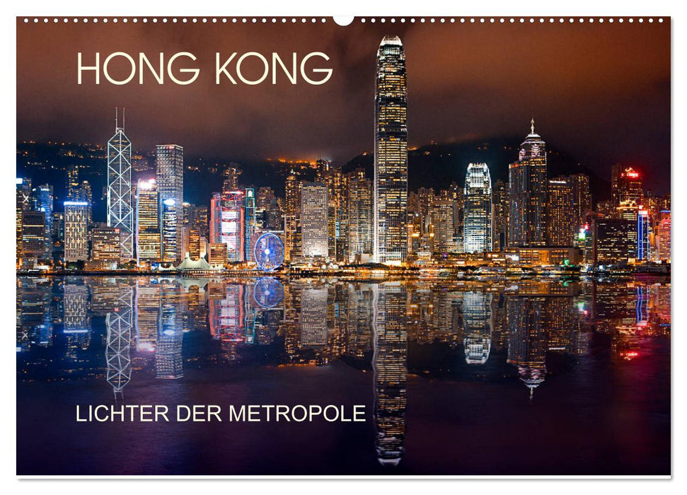 Hong Kong Citylights (CALVENDO Wandkalender 2026)