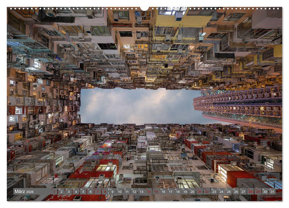 Hong Kong Citylights (CALVENDO Wandkalender 2026)